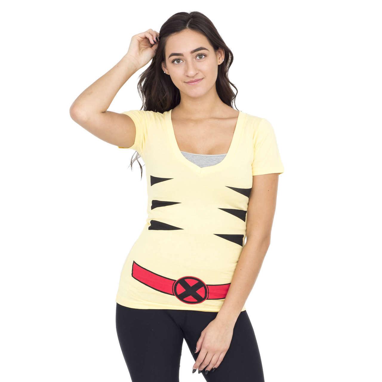 X-men Wolverine V-neck T-shirt