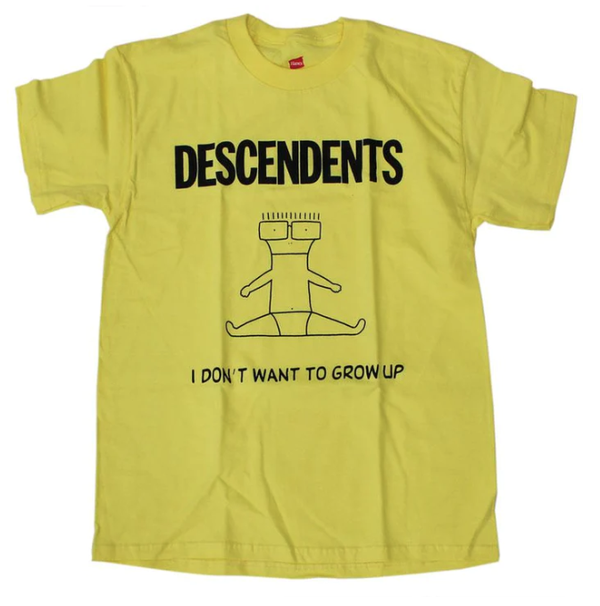 Descendents I Don't Want To Grow Up Mens T Shirt Officially Licensed