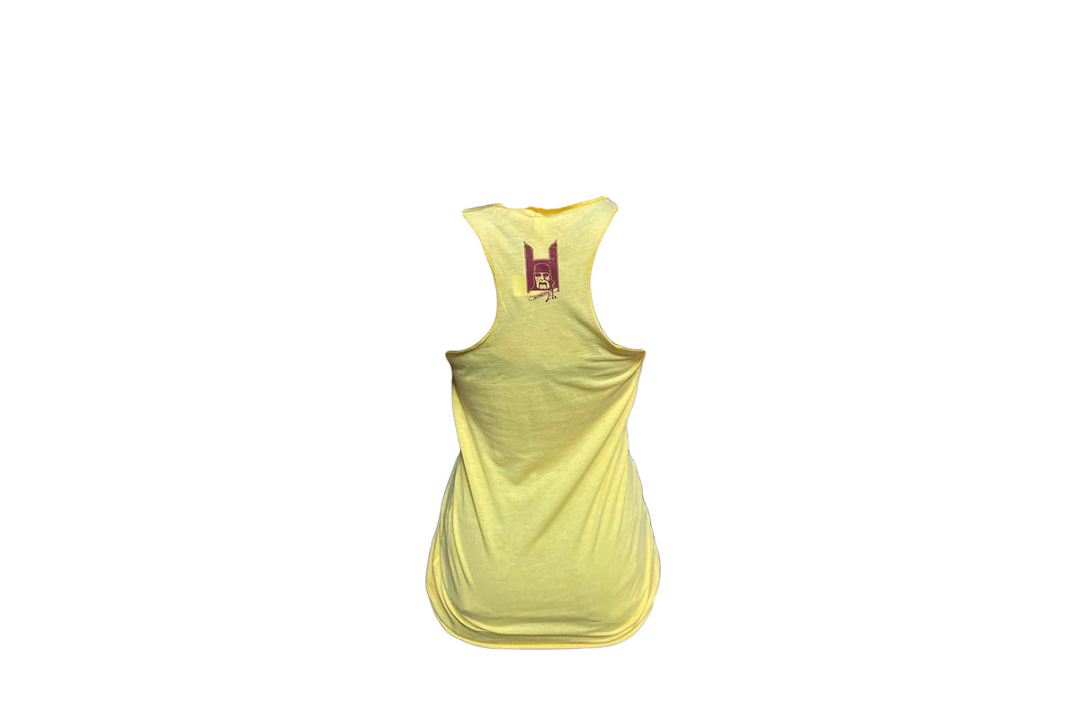 Womens Vintage Yellow Hulkamania Tank Top