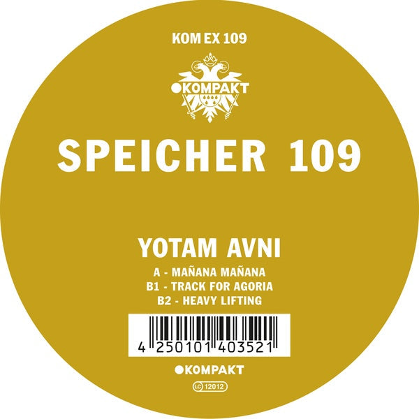 YOTAM AVNI - Speicher 109 Vinyl Record