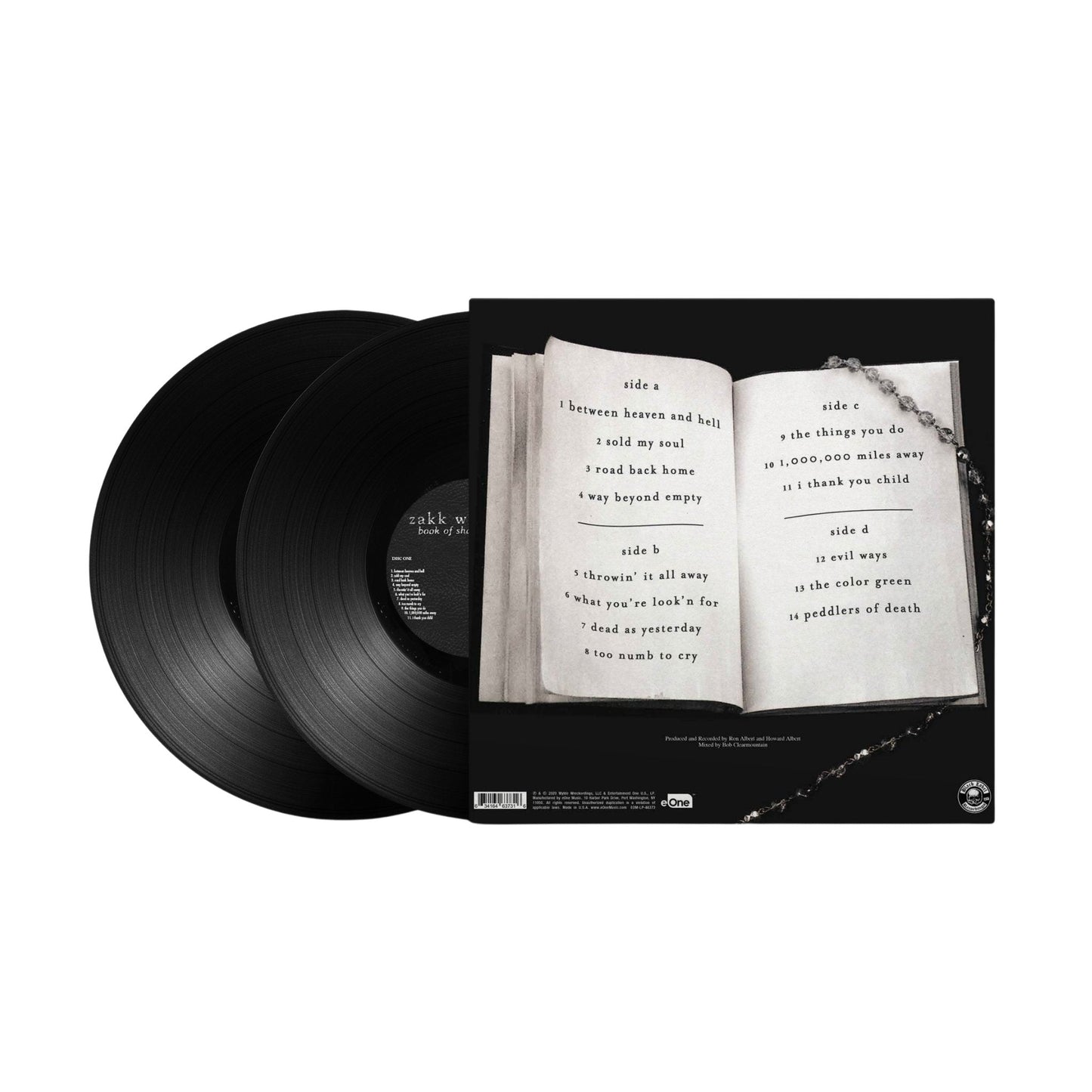 Zakk Wylde - Book of Shadows Black Vinyl Record