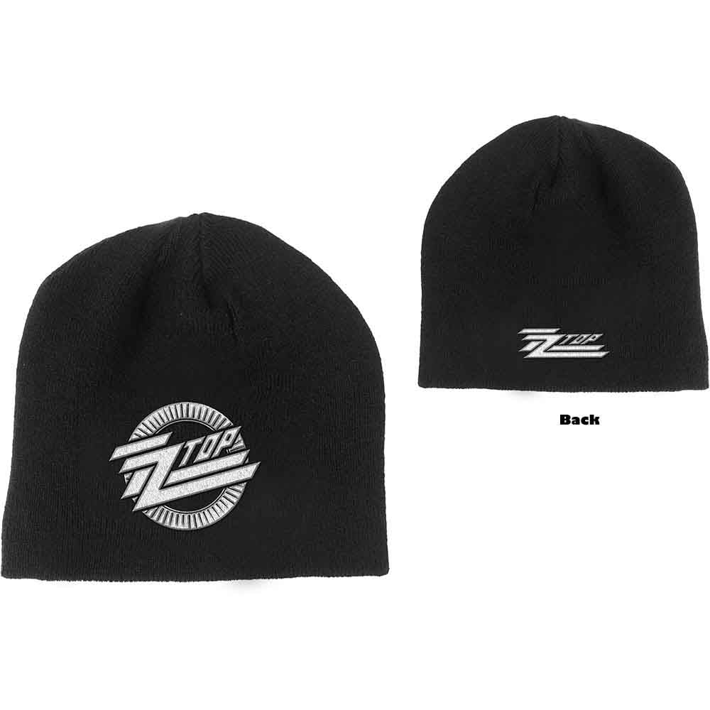 ZZ Top Circle Logo Beanie Hat Officially Licensed