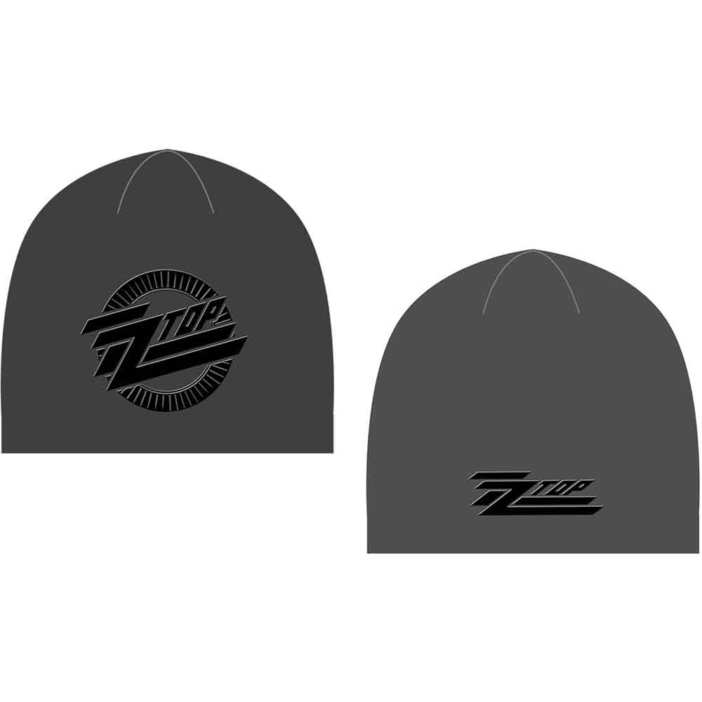 ZZ Top Circle Logo Beanie Hat Officially Licensed