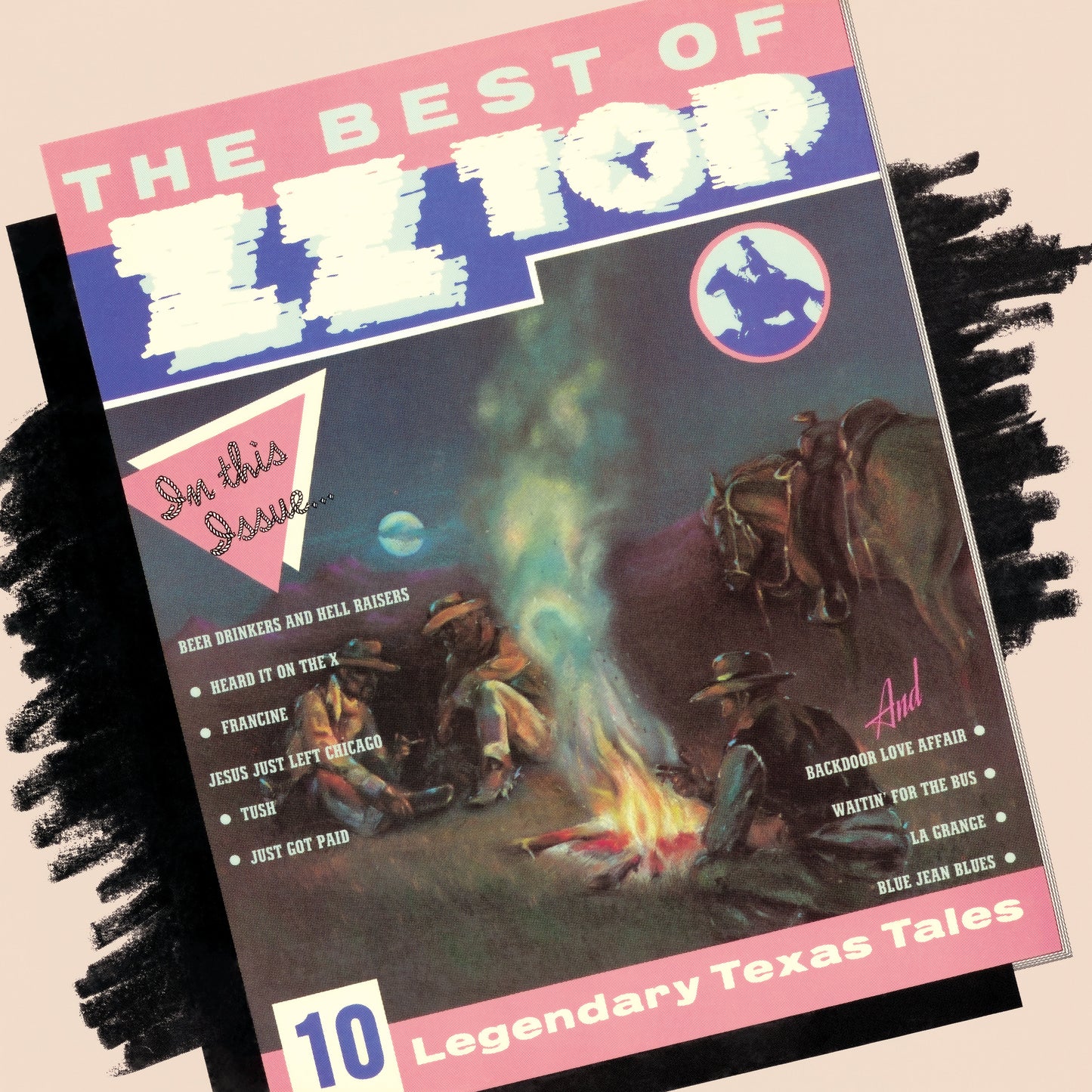 ZZ Top - The Best of ZZ Top (ROCKTOBER) (Translucent Blue Vinyl) Vinyl Record