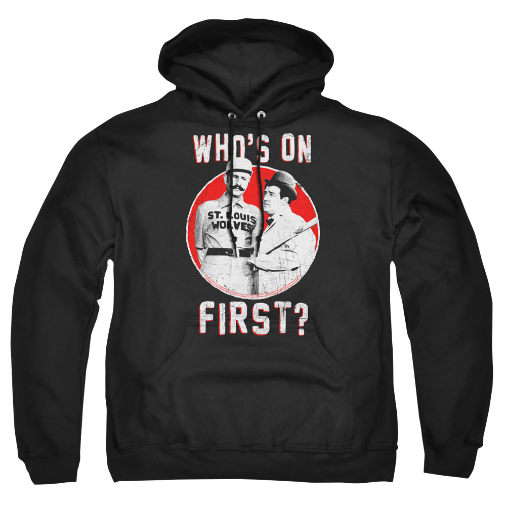 Abbott & Costello First Mens Hoodie Black Officially Licensed