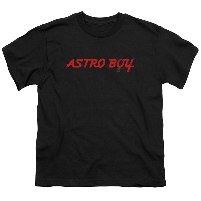 Astro Boy Classic Logo Kids Youth T Shirt Black