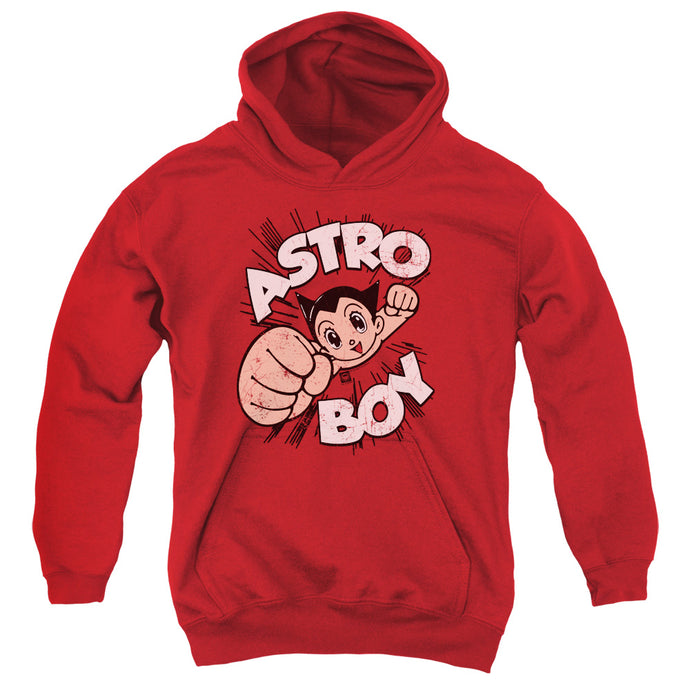 Astro Boy Flying Kids Youth Hoodie Red