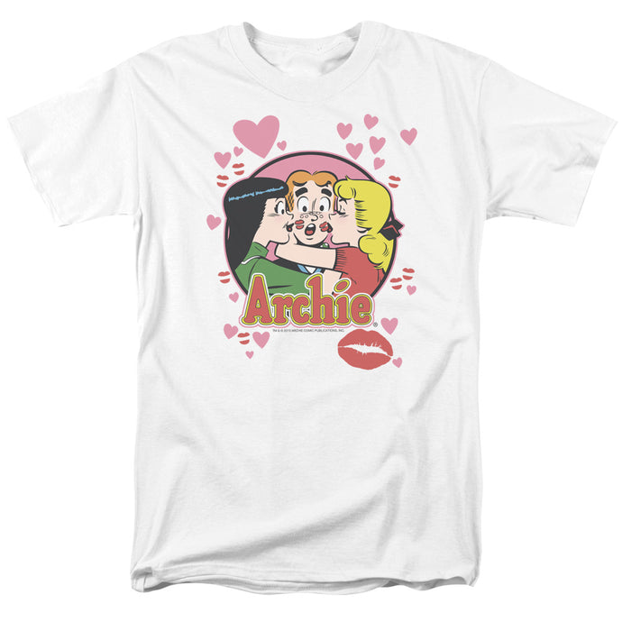 Archie Comics Kisses For Archie Mens T Shirt White