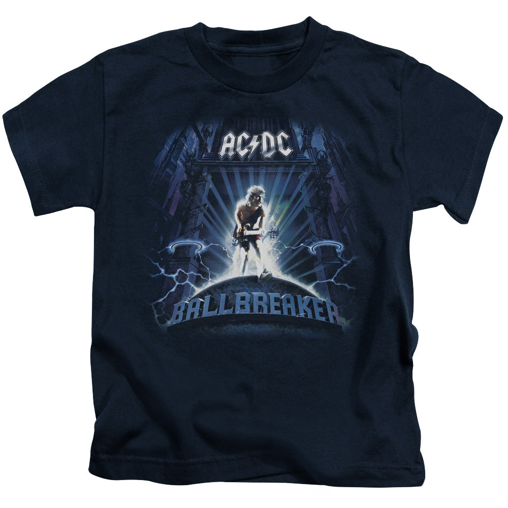 AC/DC Ballbreaker Juvenile Kids Youth T Shirt Navy