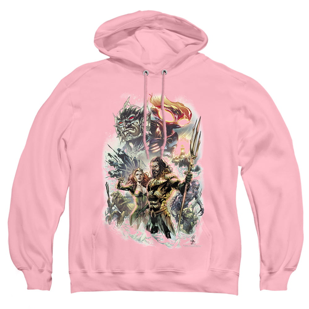 Aquaman Movie King Of Atlantis Mens Hoodie White Officially Licensed