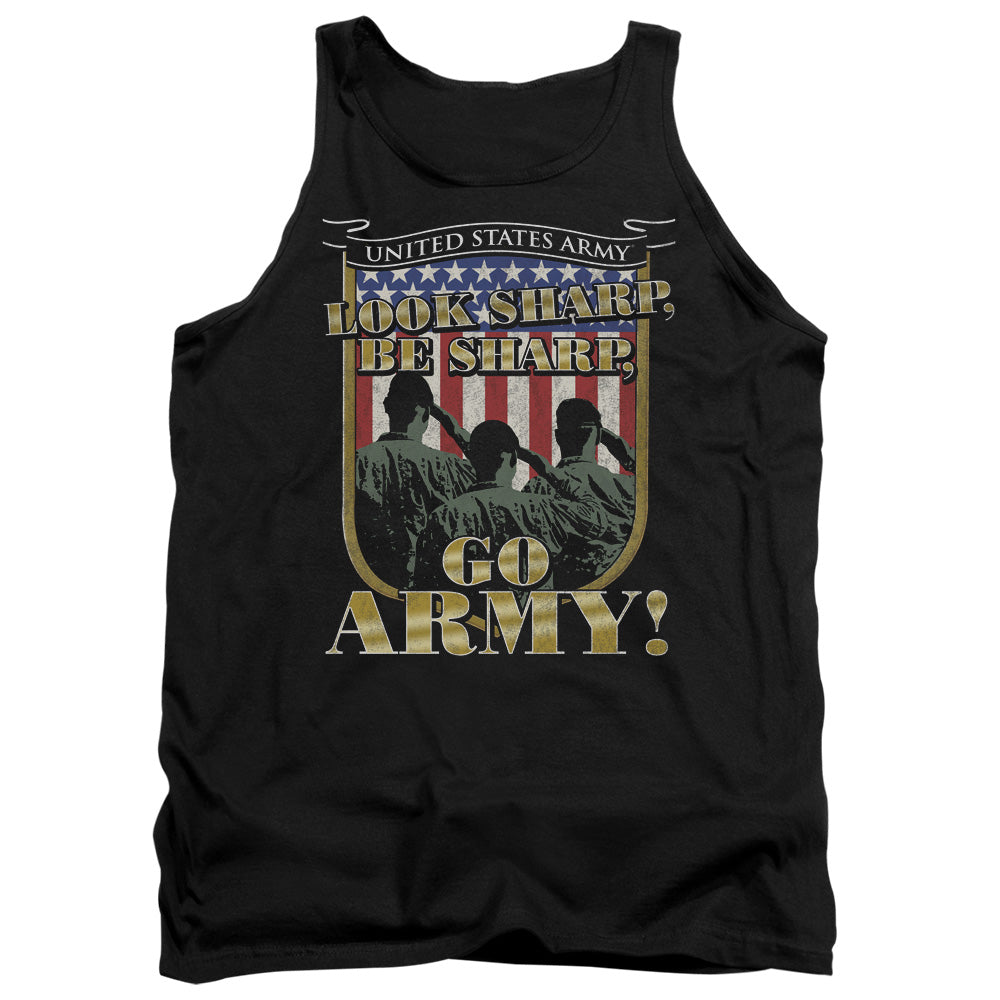 Army Go Army Mens Tank Top Shirt Black Officially Licensed