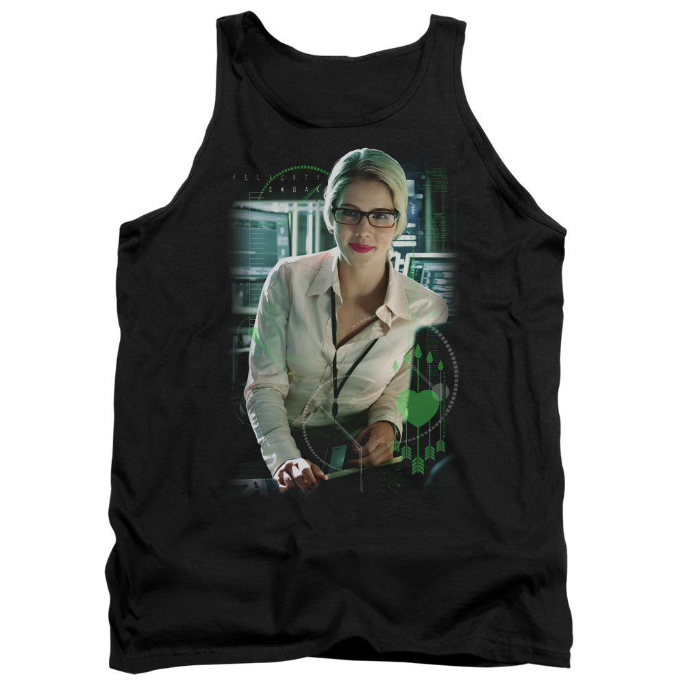 Arrow Felicity Oak Mens Tank Top Shirt Black Officially Licensed