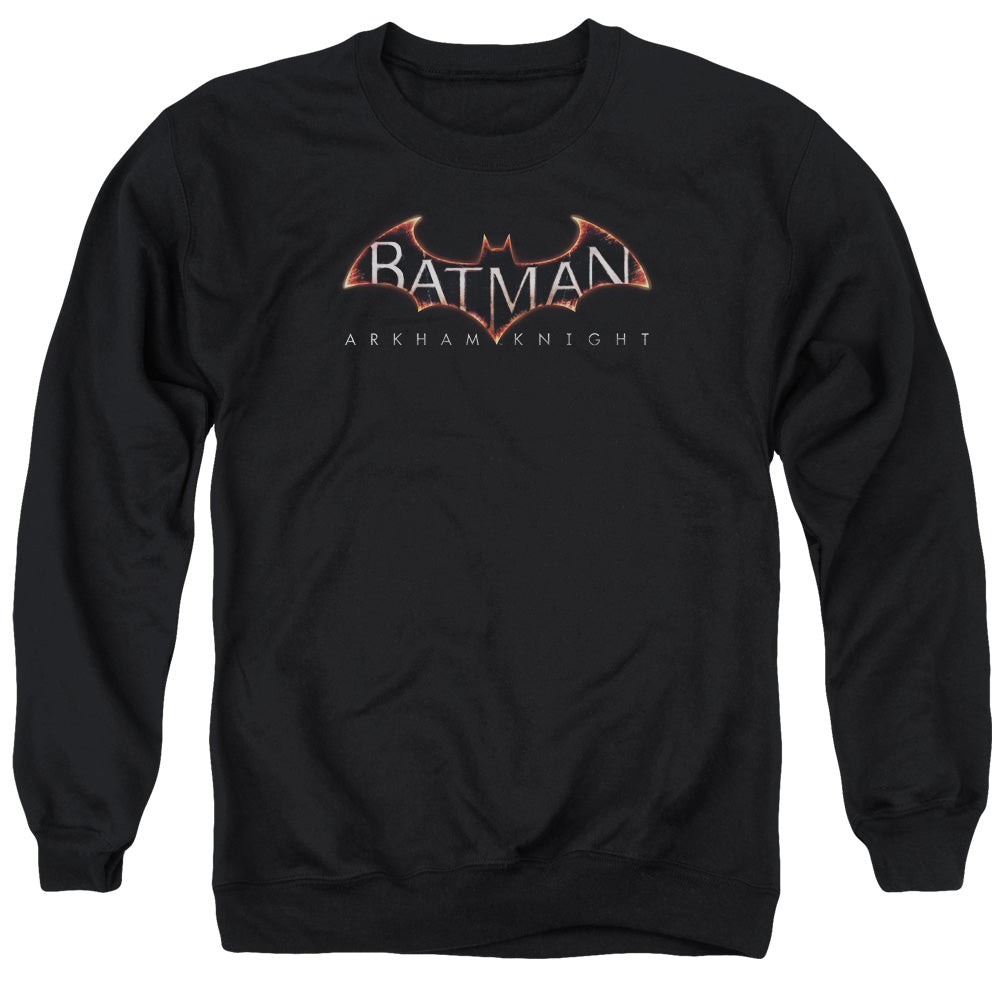Batman Arkham Knight Logo Mens Crewneck Sweatshirt Black