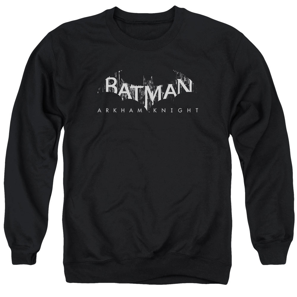 Batman Arkham Knight Ak Splinter Logo Mens Crewneck Sweatshirt Black