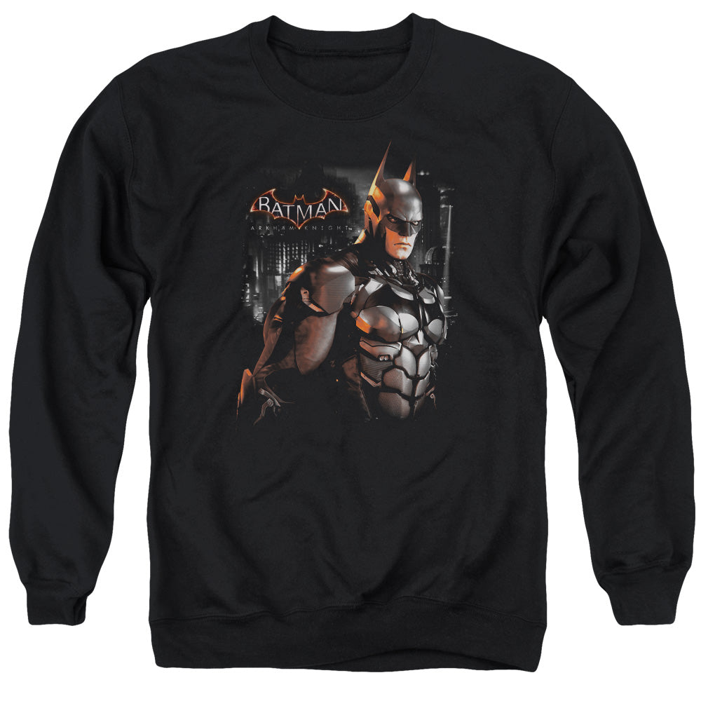 Batman Arkham Knight Dark Knight Mens Crewneck Sweatshirt Black