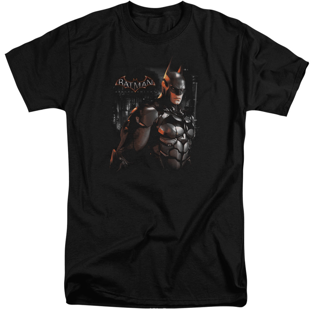 Batman Arkham Knight Dark Knight Mens Tall T Shirt Black