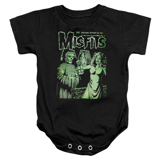 Misfits The Return Infant Baby Snapsuit Black