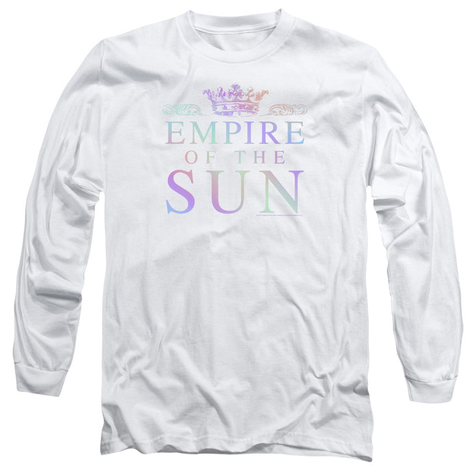 Empire Of The Sun Rainbow Logo Mens Long Sleeve Shirt White