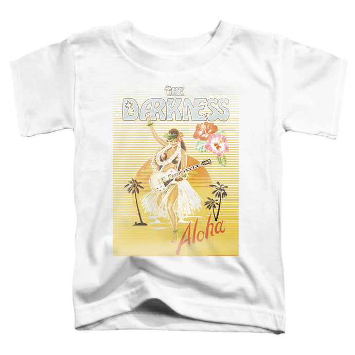 The Darkness Aloha Toddler Kids Youth T Shirt White