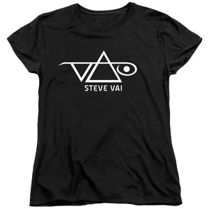 Steve Vai Logo Womens T Shirt Black