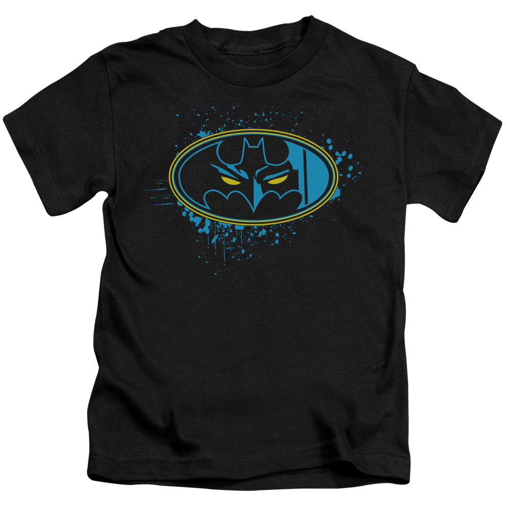 Batman Eyes In The Darkness Juvenile Kids Youth T Shirt Black