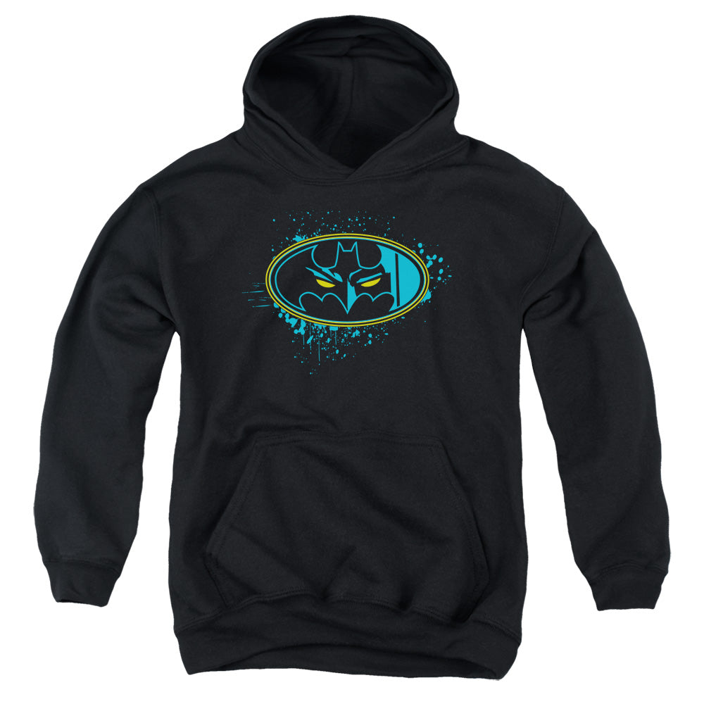 Batman Eyes In The Darkness Kids Youth Hoodie Black