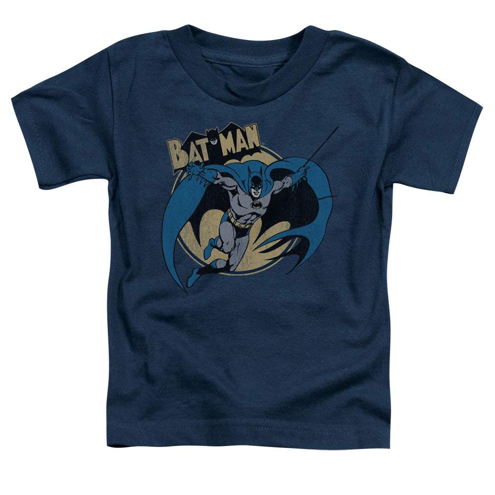 Batman Through The Night Toddler Kids Youth T Shirt Navy Blue