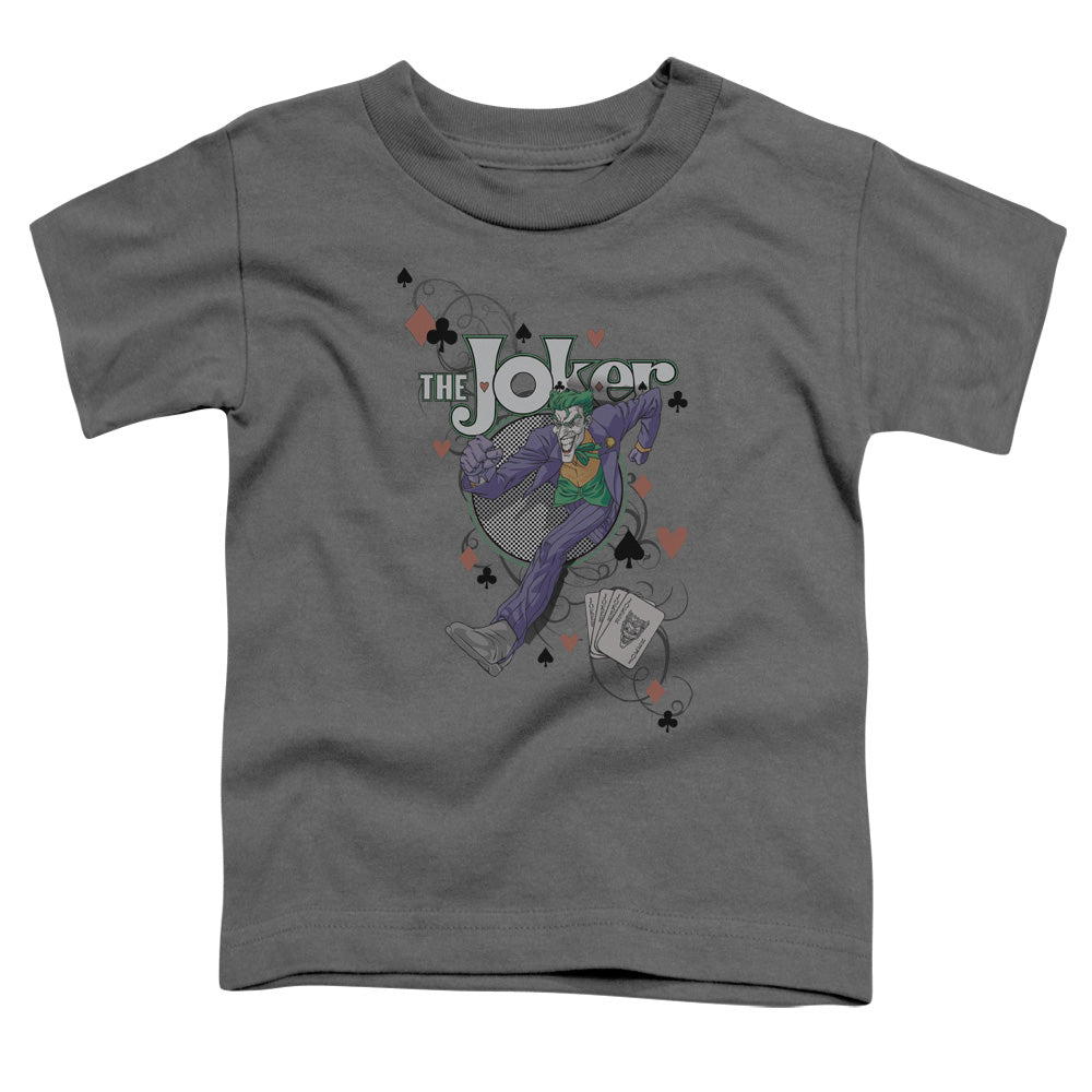 Batman Always A Joker Toddler Kids Youth T Shirt Charcoal