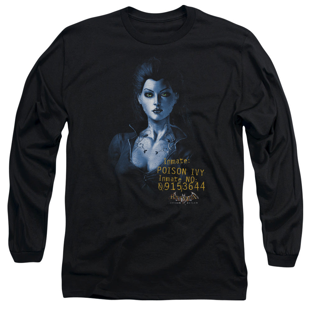Batman Aa Arkham Poison Ivy Mens Long Sleeve Shirt Black