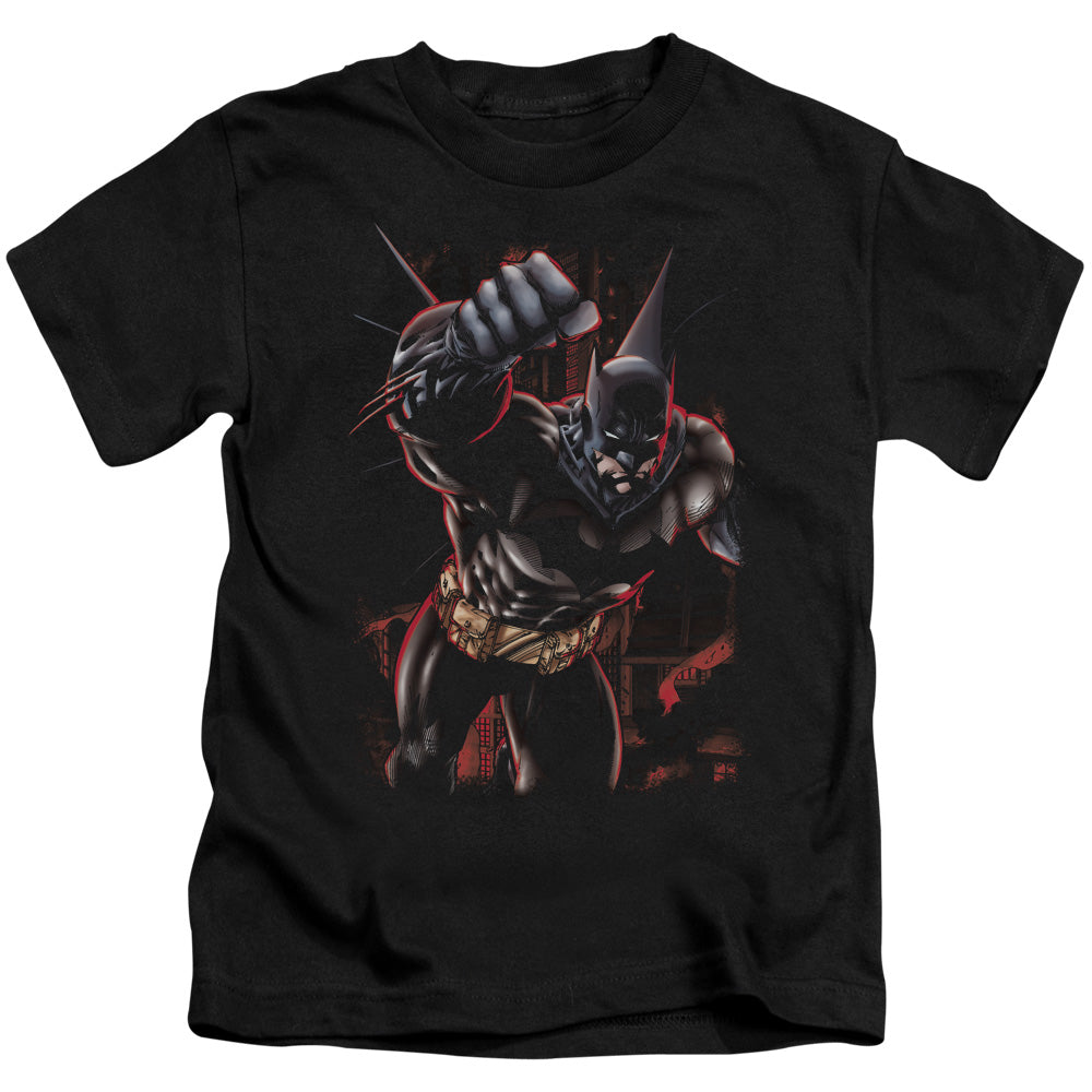 Batman Crimson Knight Juvenile Kids Youth T Shirt Black
