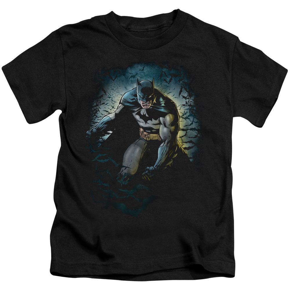 Batman Bat Cave Juvenile Kids Youth T Shirt Black