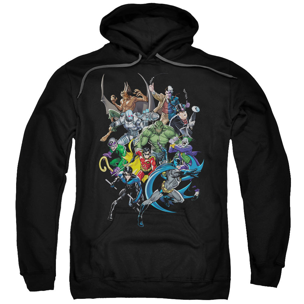 Batman Saints And Psychos Mens Hoodie Black
