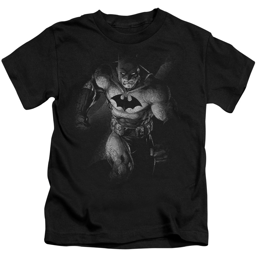 Batman Materialized Juvenile Kids Youth T Shirt Black