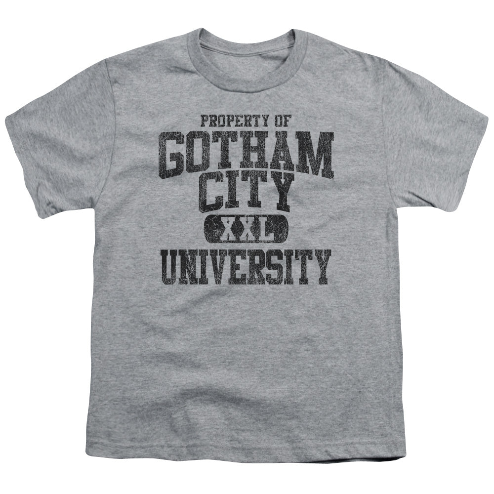 Batman Property Of Gcu Kids Youth T Shirt Athletic Heather