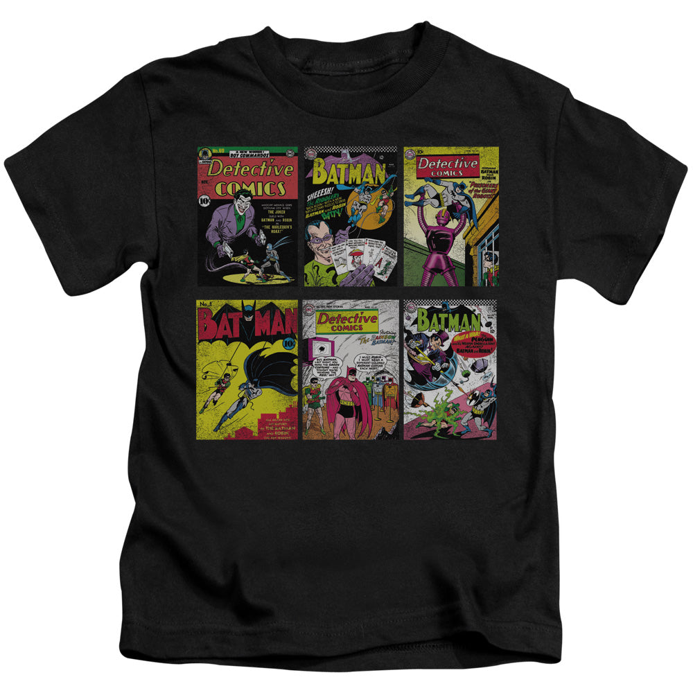 Batman Bm Covers Juvenile Kids Youth T Shirt Black