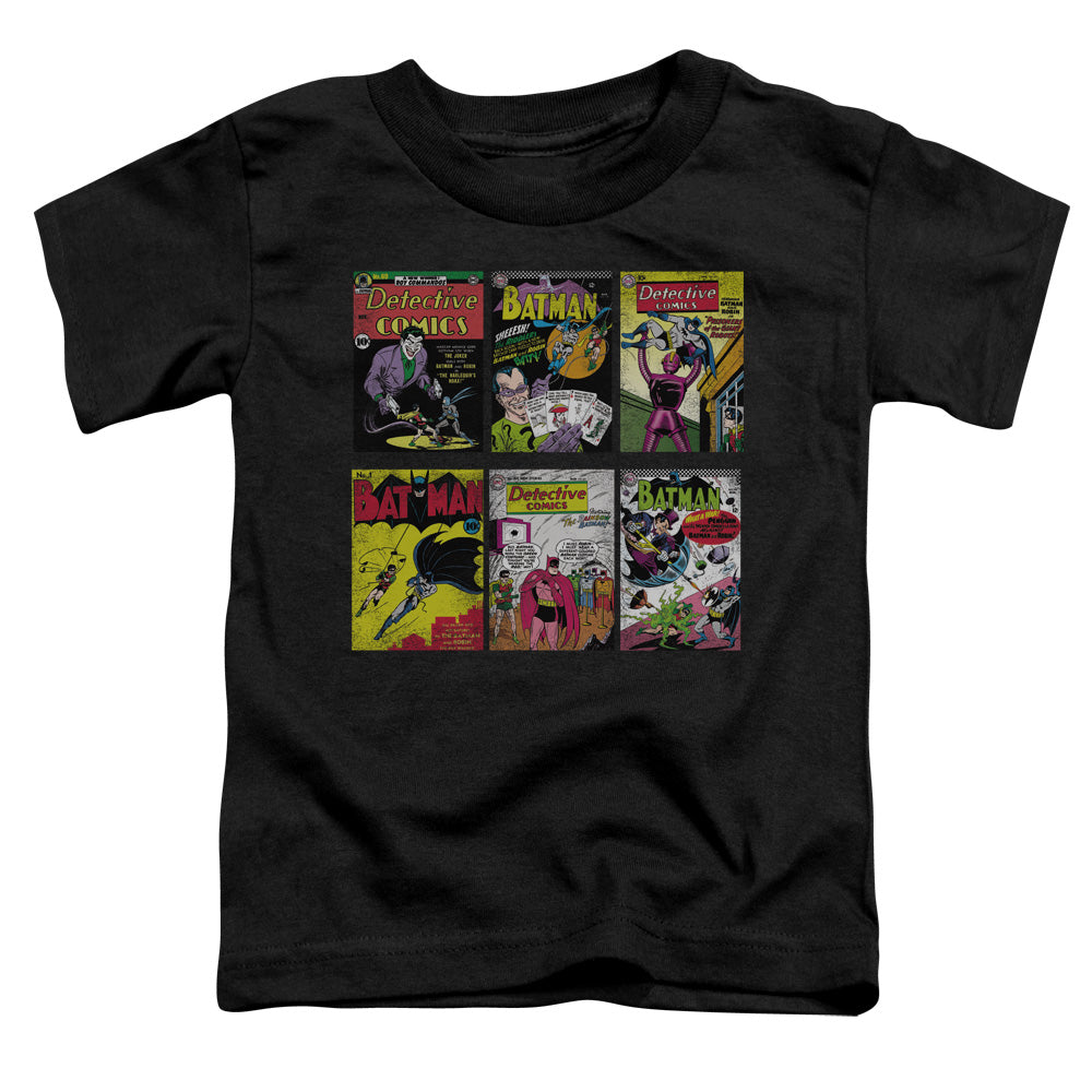 Batman Bm Covers Toddler Kids Youth T Shirt Black