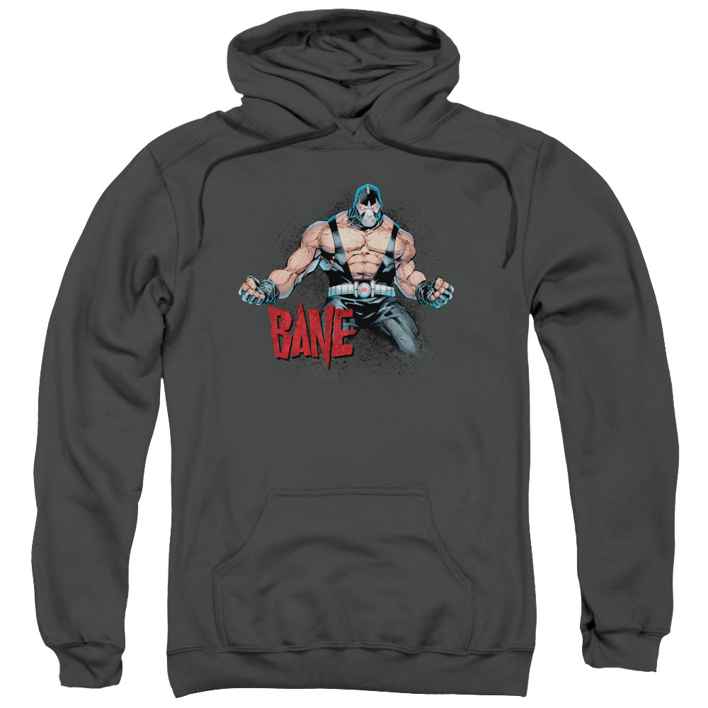 Batman Bane Flex Mens Hoodie Charcoal