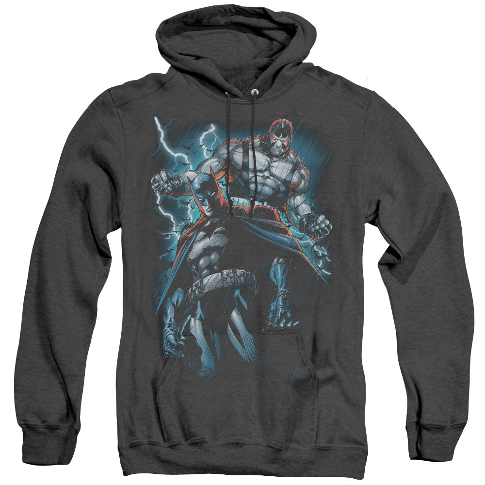 Batman Evil Rising Heather Mens Hoodie Black