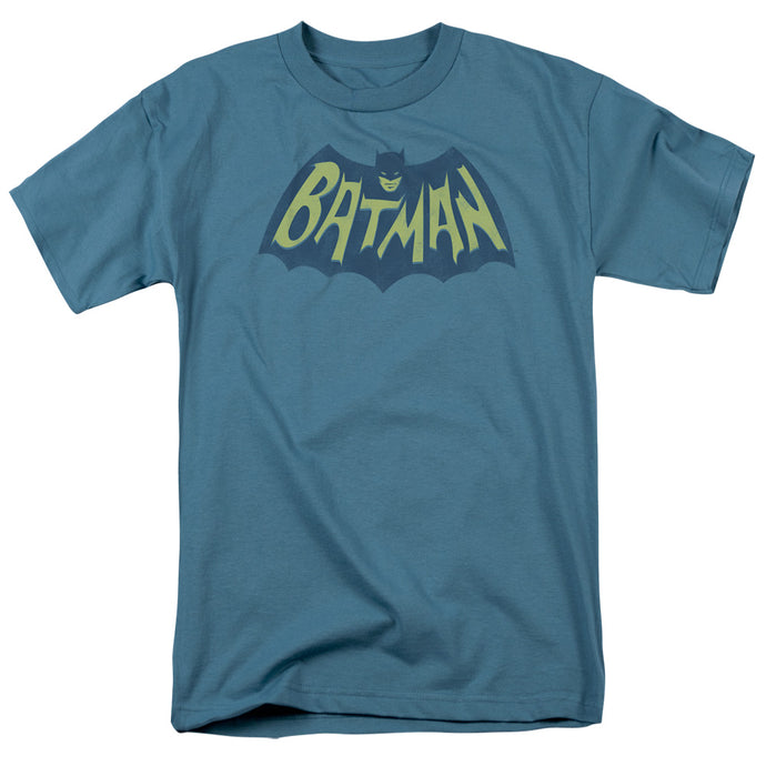Batman Show Bat Logo Mens T Shirt Slate