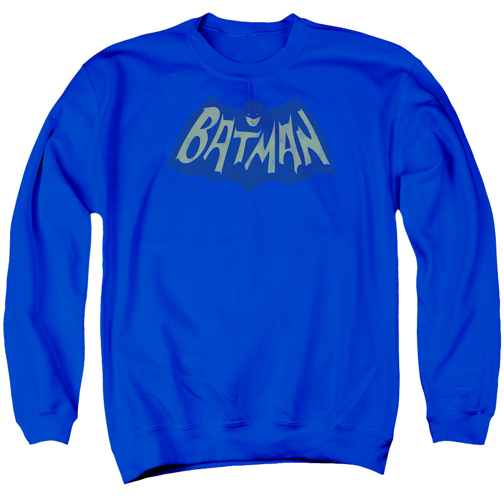 Batman Show Bat Logo Mens Crewneck Sweatshirt Royal Blue