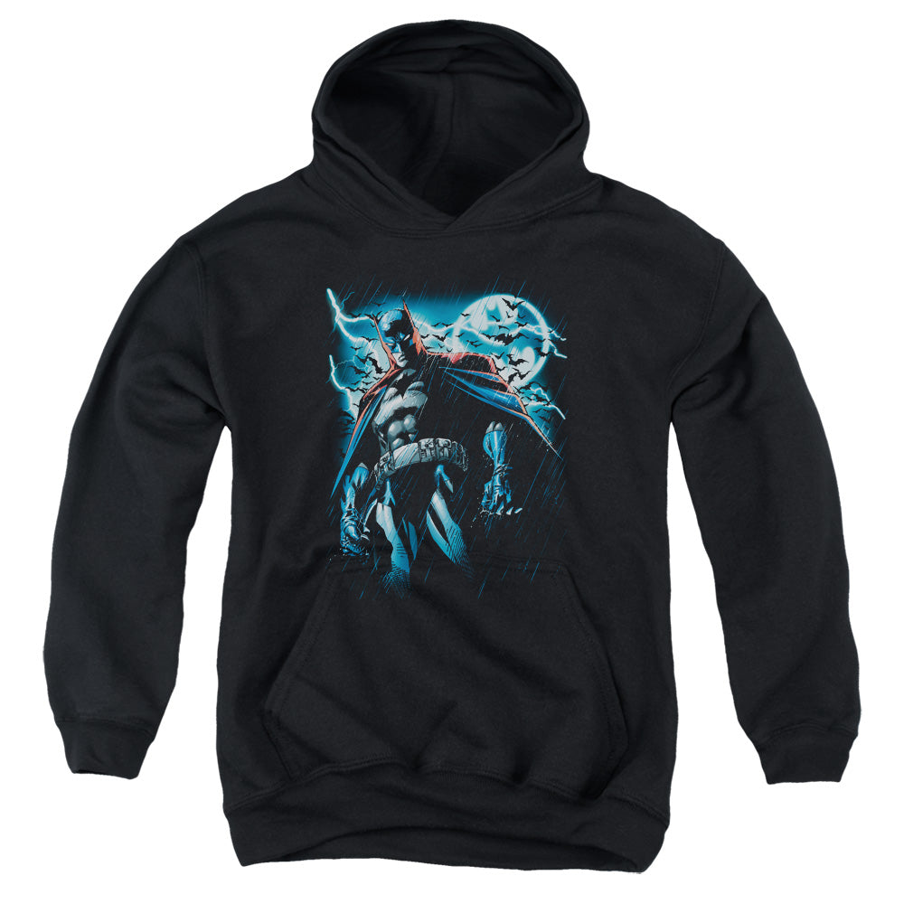 Batman Stormy Knight Kids Youth Hoodie Black