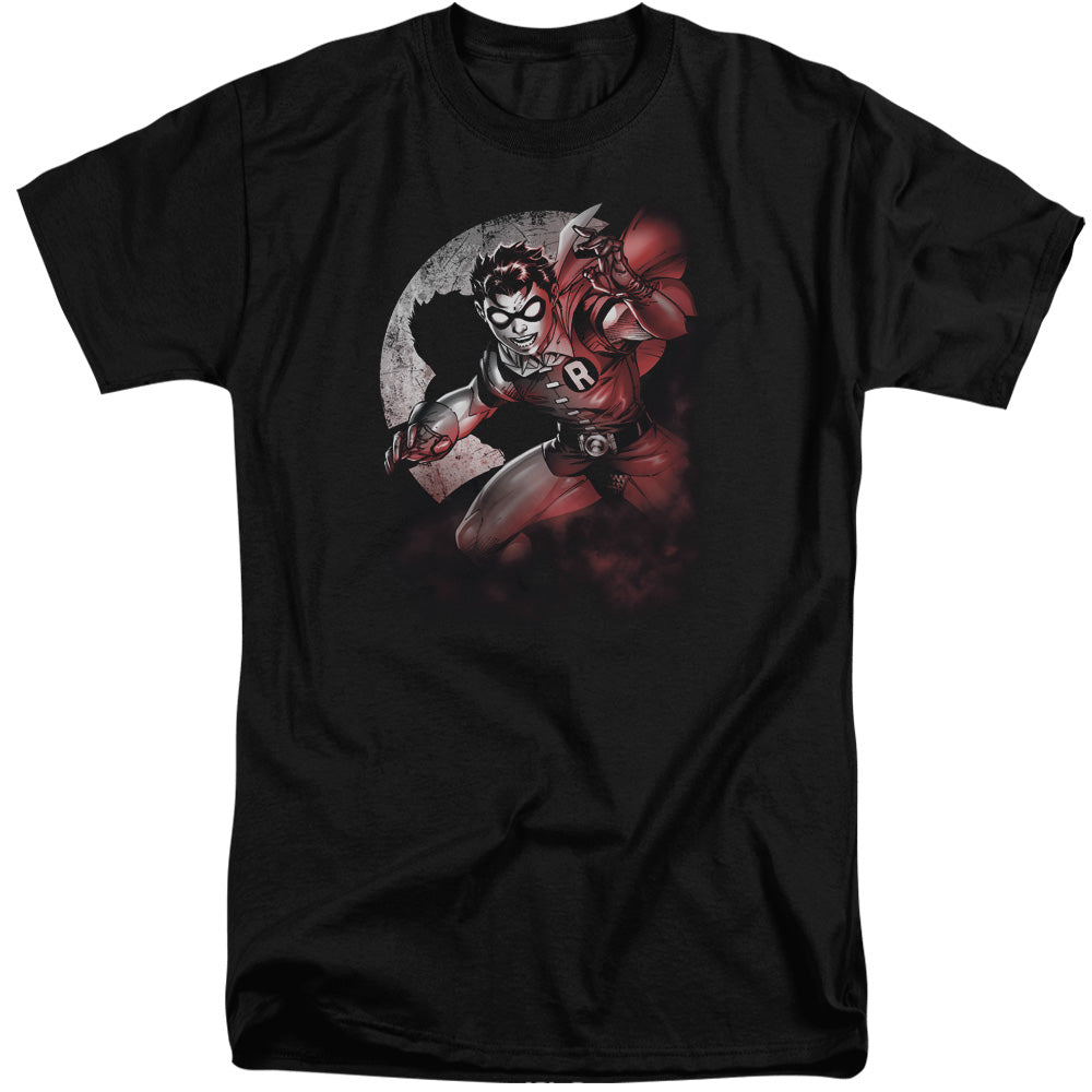 Batman Robin Spotlight Mens Tall T Shirt Black