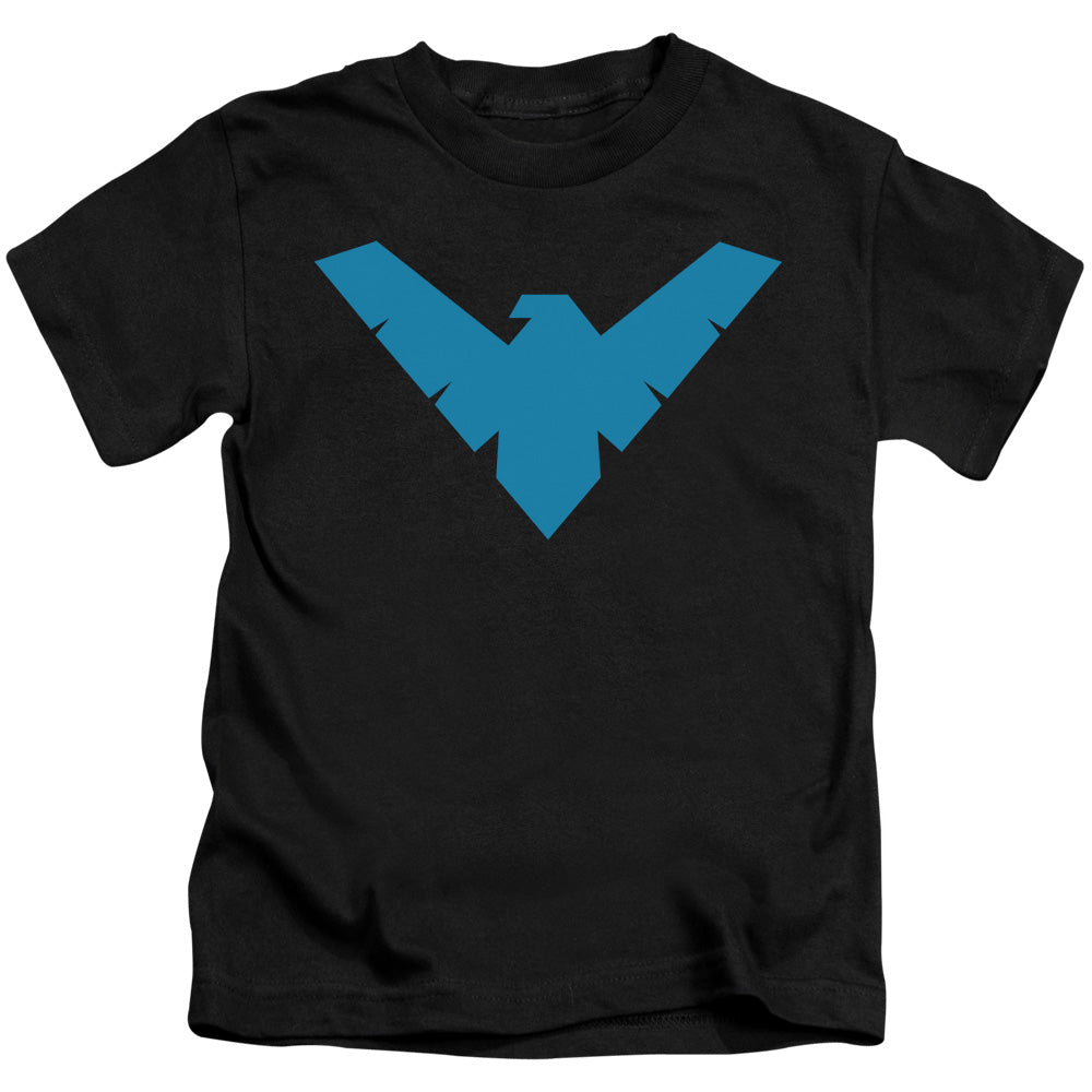 Batman Nightwing Symbol Juvenile Kids Youth T Shirt Black