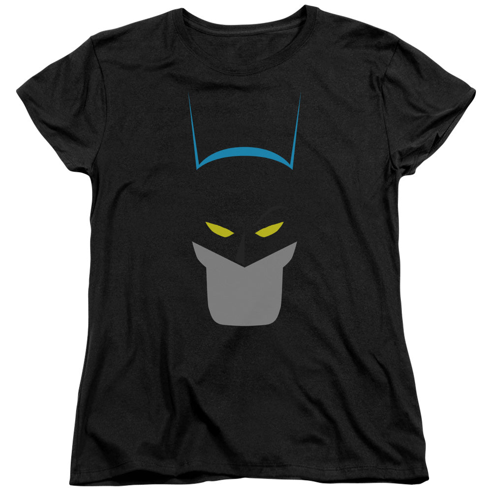 Batman Simplified Womens T Shirt Black