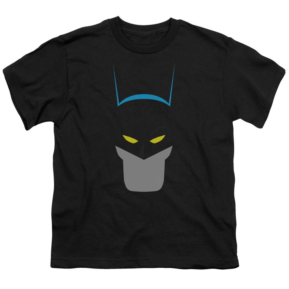 Batman Simplified Kids Youth T Shirt Black