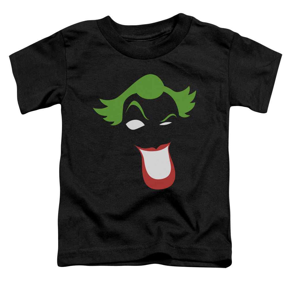 Batman Joker Simplified Toddler Kids Youth T Shirt Black