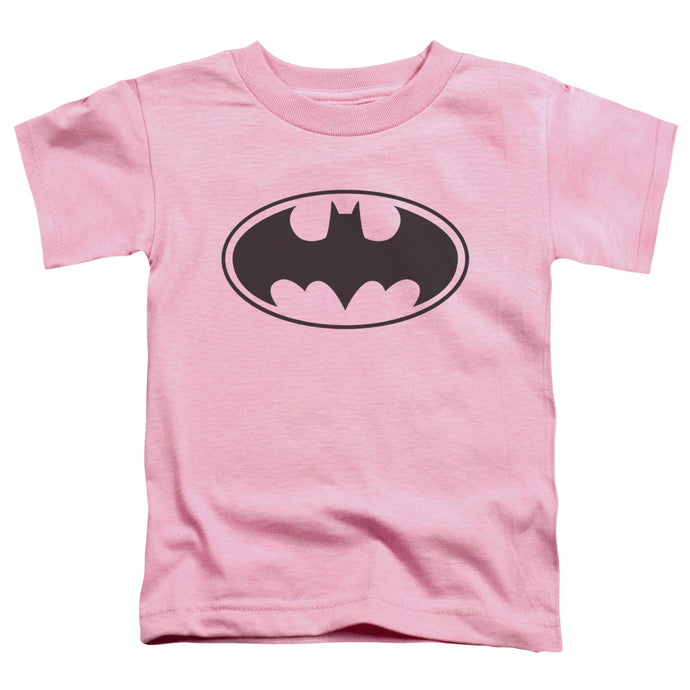Batman Black Bat Toddler Kids Youth T Shirt Pink