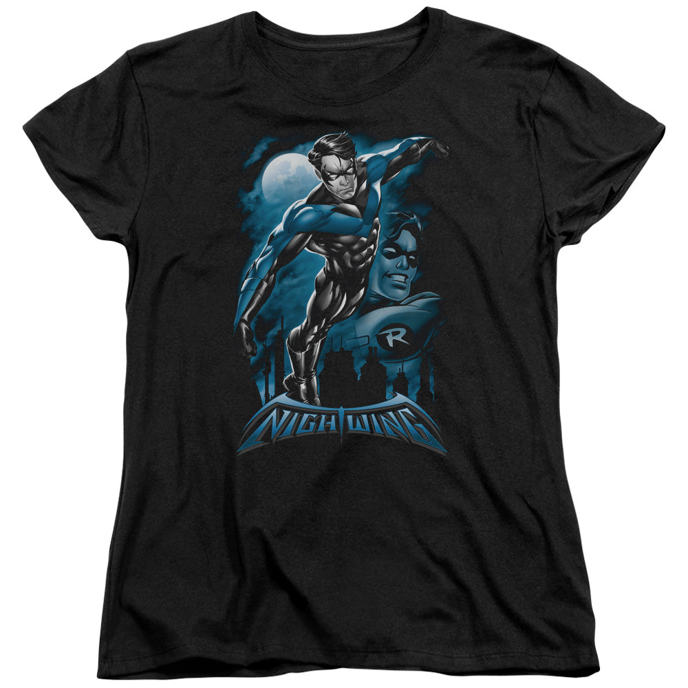Batman All Grown Up Womens T Shirt Black