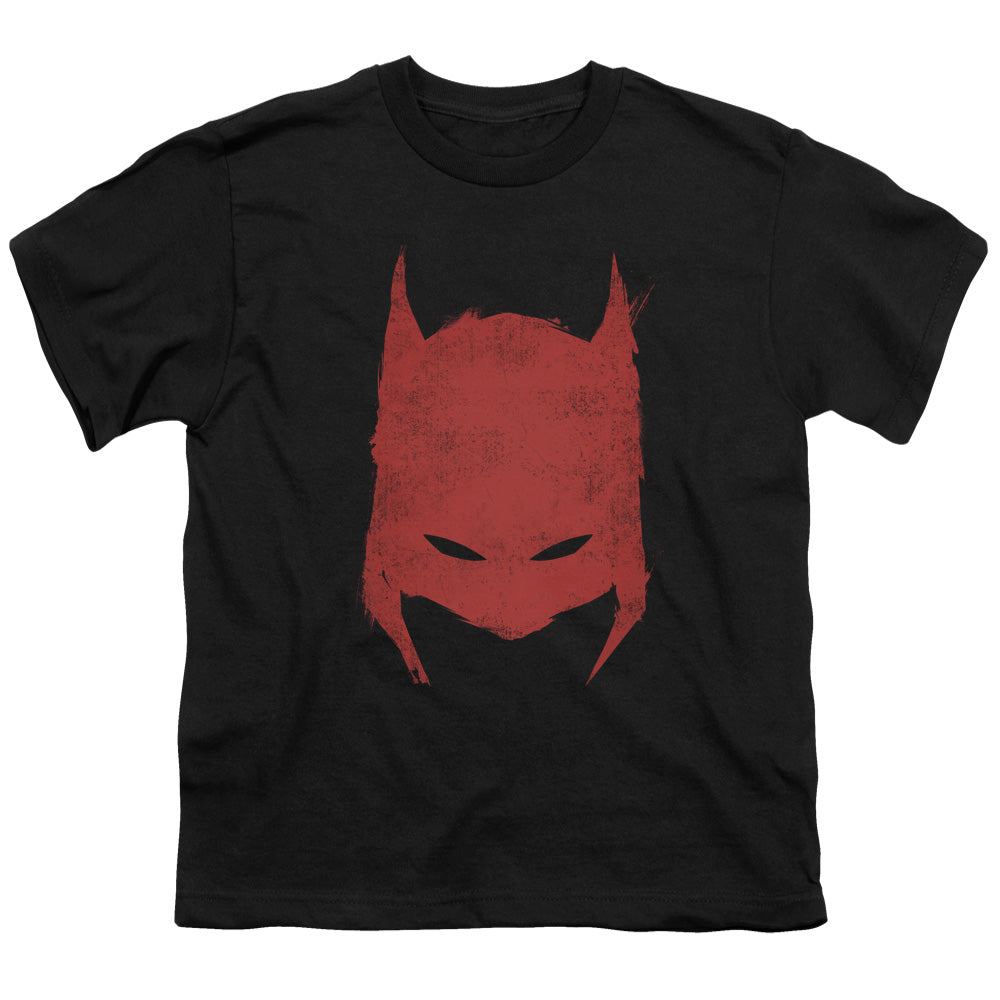 Batman Hacked & Scratched Kids Youth T Shirt Black