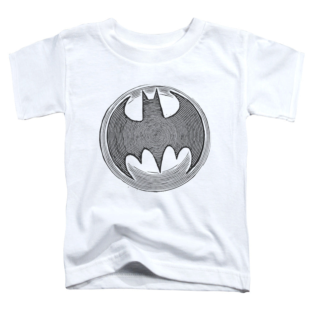 Batman Knight Knockout Toddler Kids Youth T Shirt White